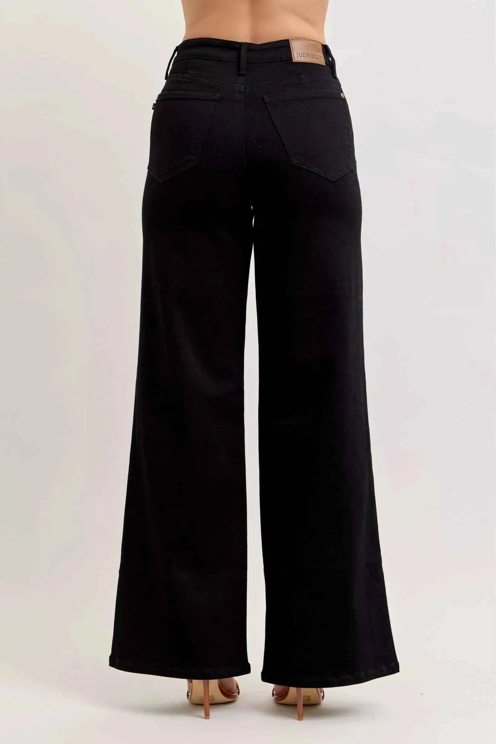 Judy Blue High-Waisted Wide Leg Jeans