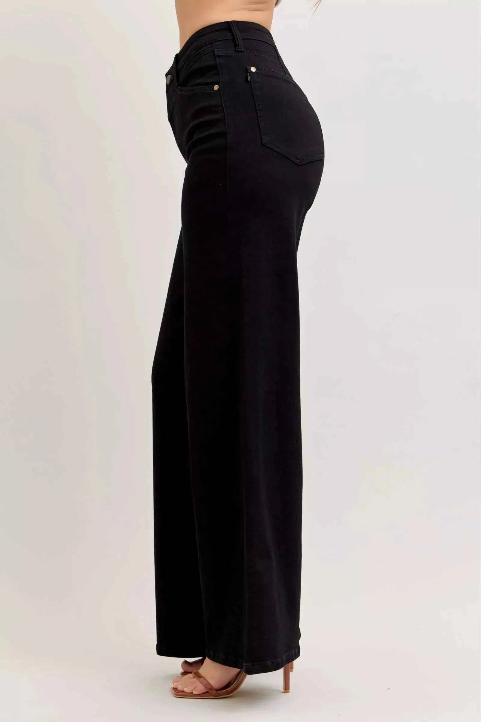 Judy Blue High-Waisted Wide Leg Jeans