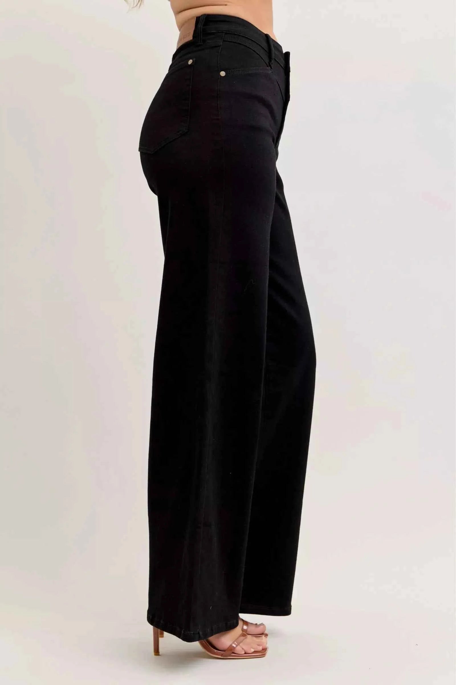 Judy Blue High-Waisted Wide Leg Jeans