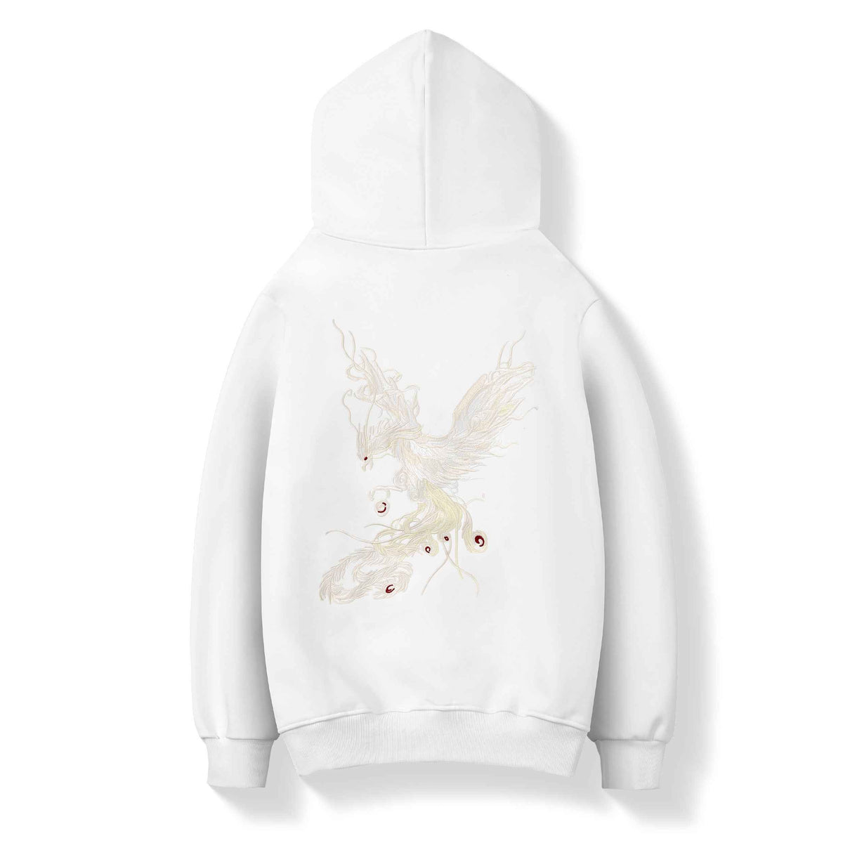 KH9011 Striking Phoenix Embroidery Hoodie