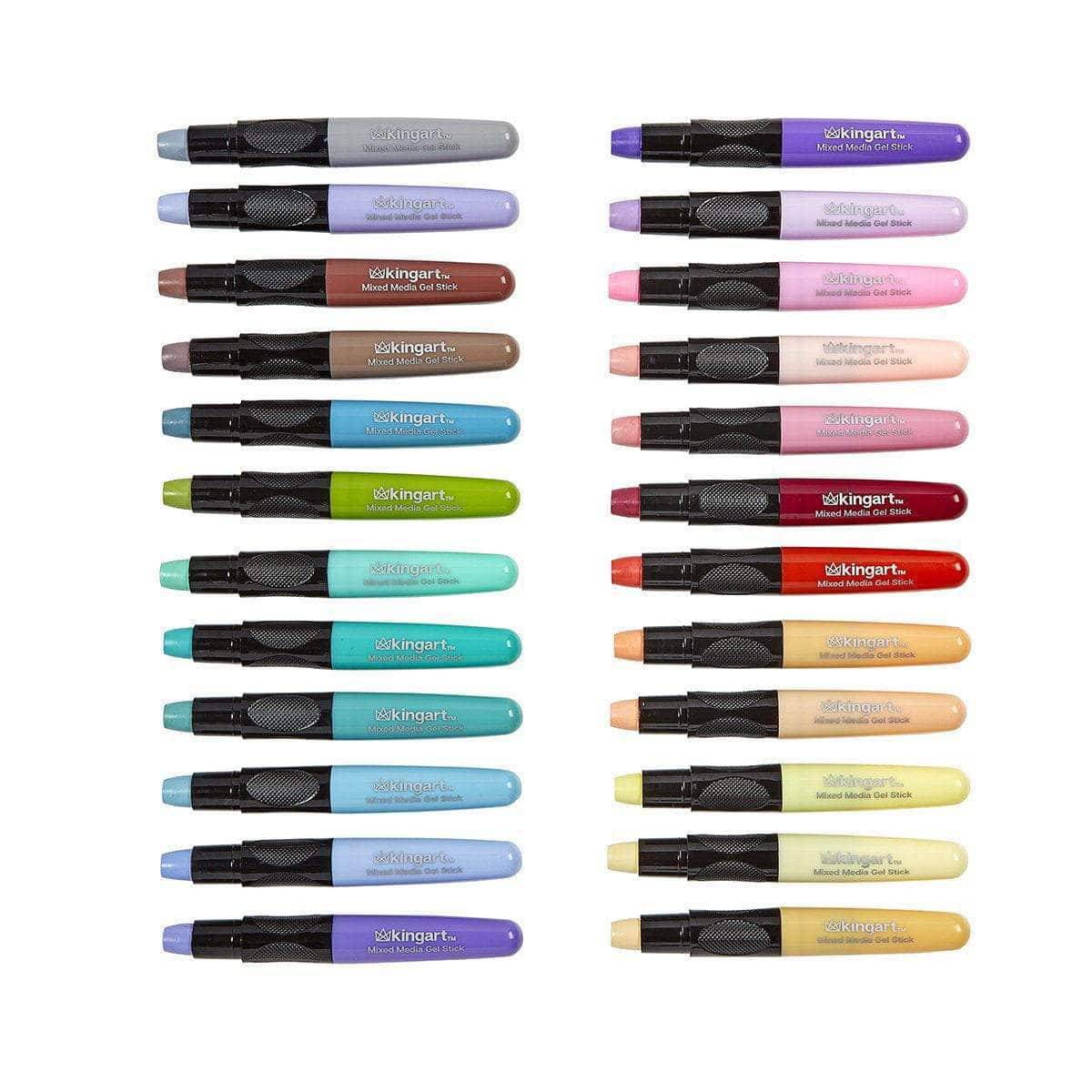Gel Stick Crayons 24 Pastel Colors