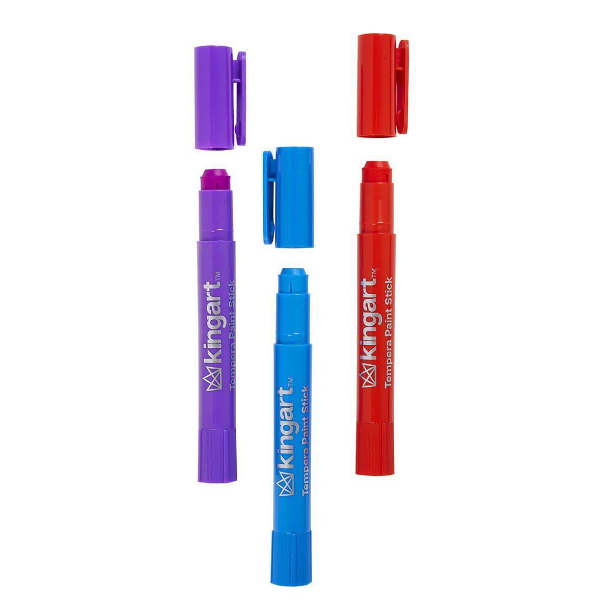 Tempera Paint Thin Sticks, 24 Colors