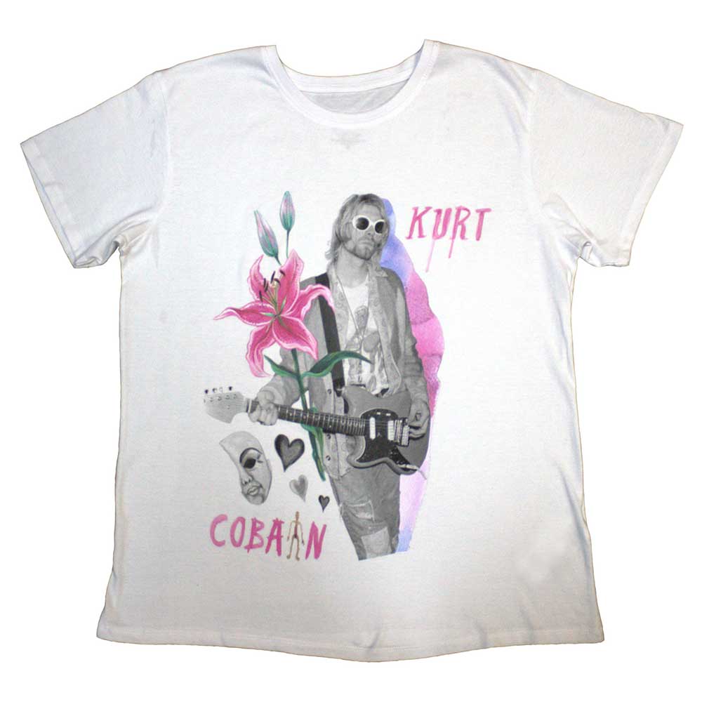 Kurt Cobain Flower [T-Shirt]