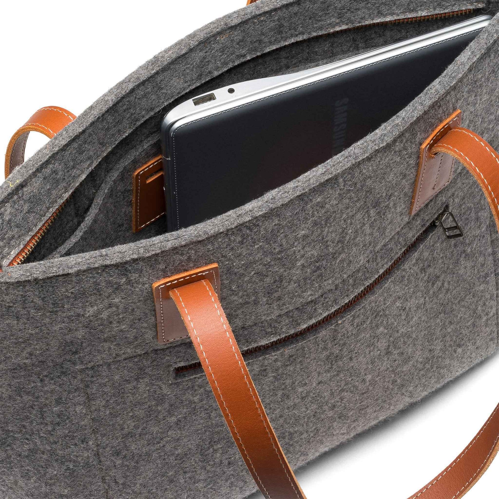 Kyrgies Handmade Wool Tote