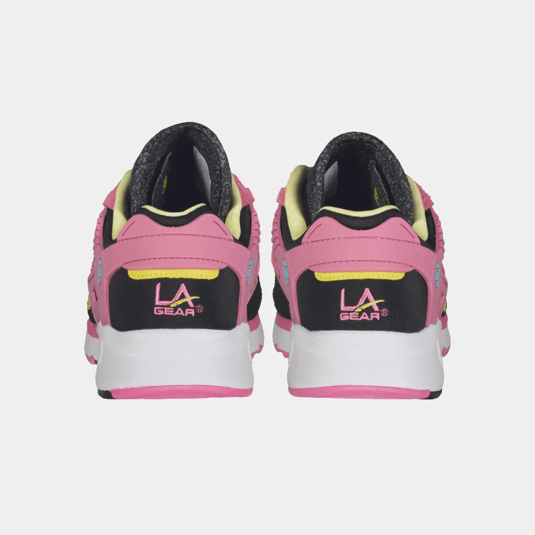 LA Gear Women's Catapult Light-Up Lowtop | Black x Pink