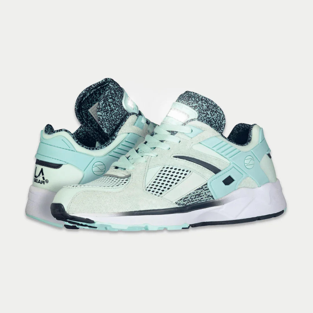 LA Gear Women's Catapult Light-Up Lowtop | Mint x Black