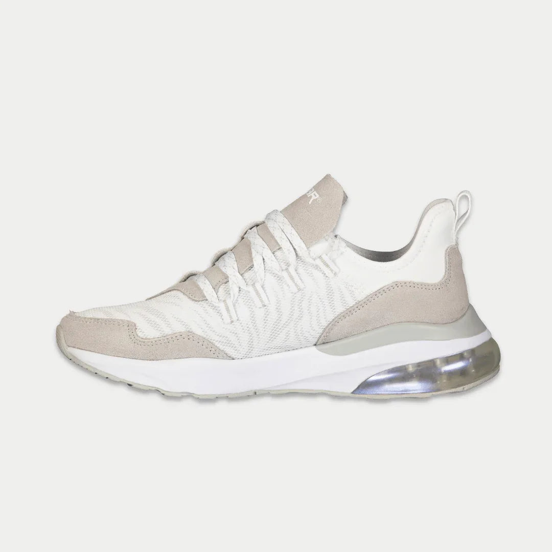 LA Gear Women's Runyon Lowtop | White x Gray