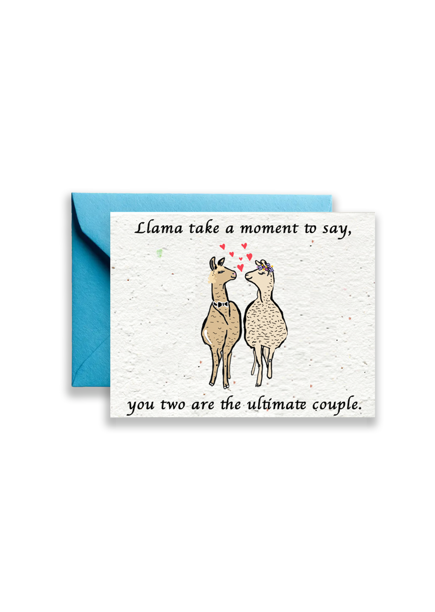 Llama Love Blooming Card