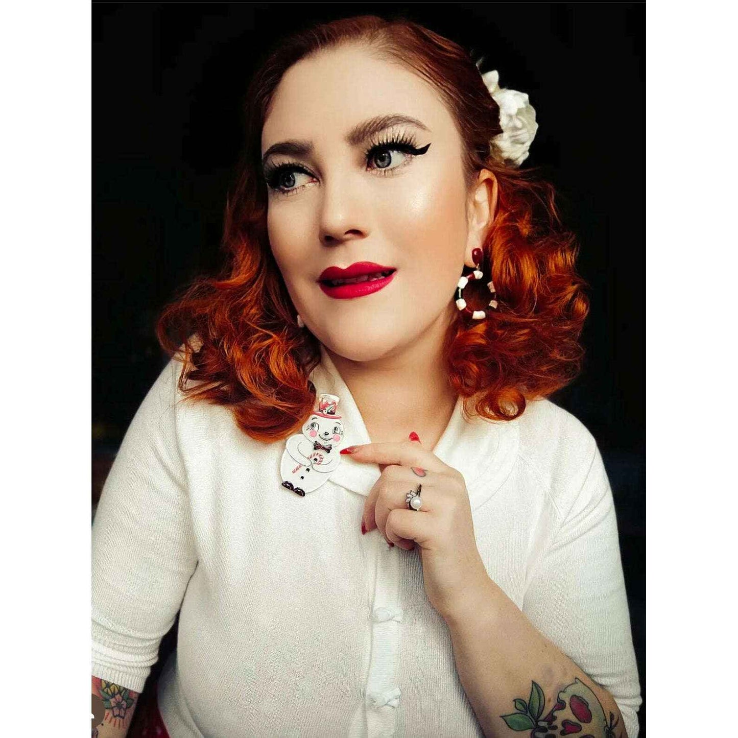 Love at Frost Sight PINK Brooch by Johanna Parker x Lipstick & Chrome