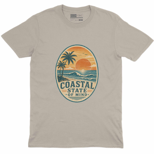 Coastal State of Mind Crew Neck Tee