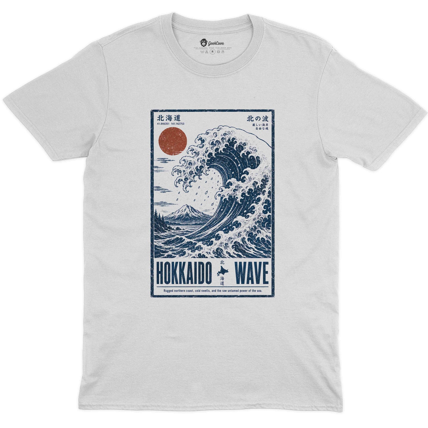 Hokkaido Wave Crew Neck Tee