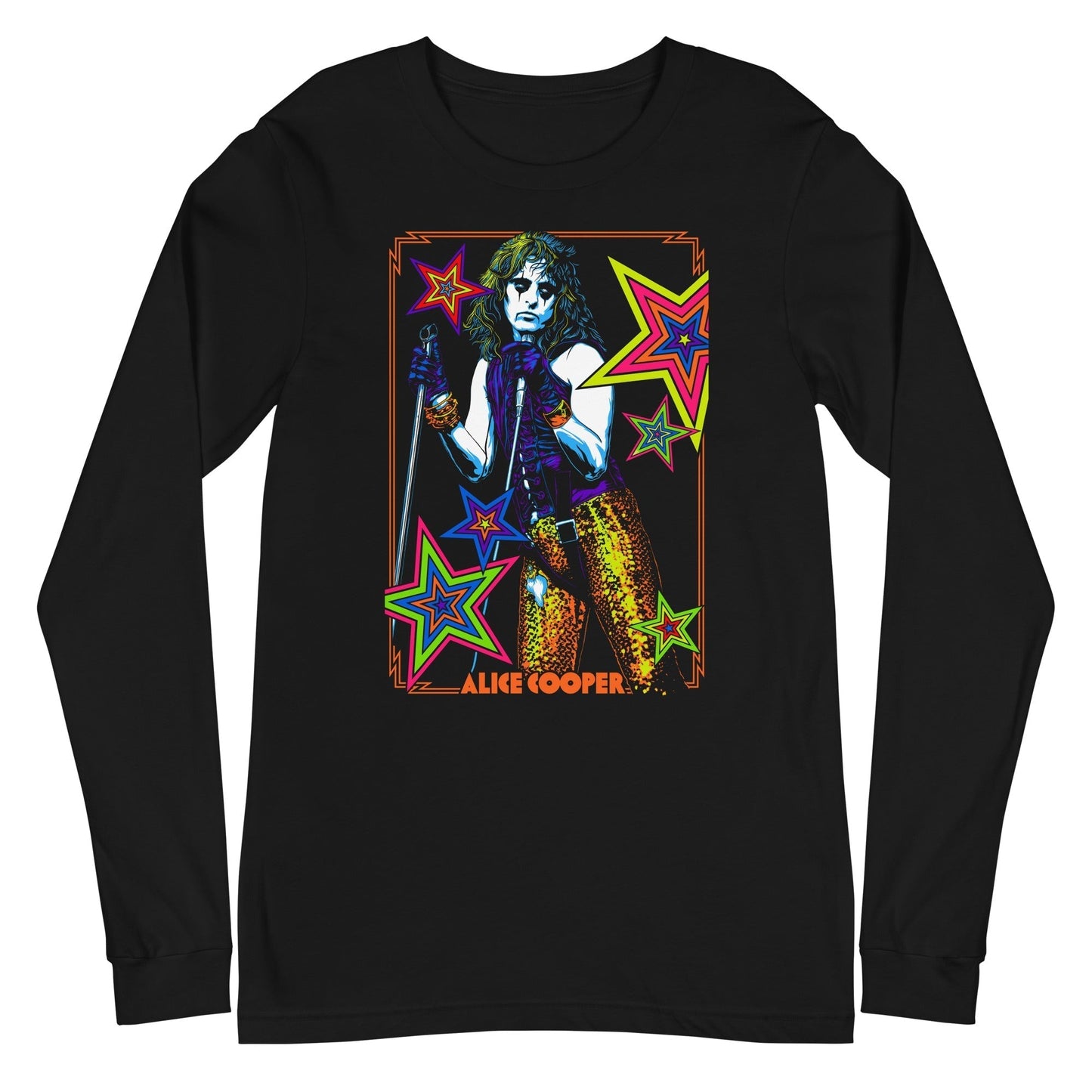 MERCHMOMENT Alice Cooper - Stars Long Sleeve T-Shirt [Apparel]