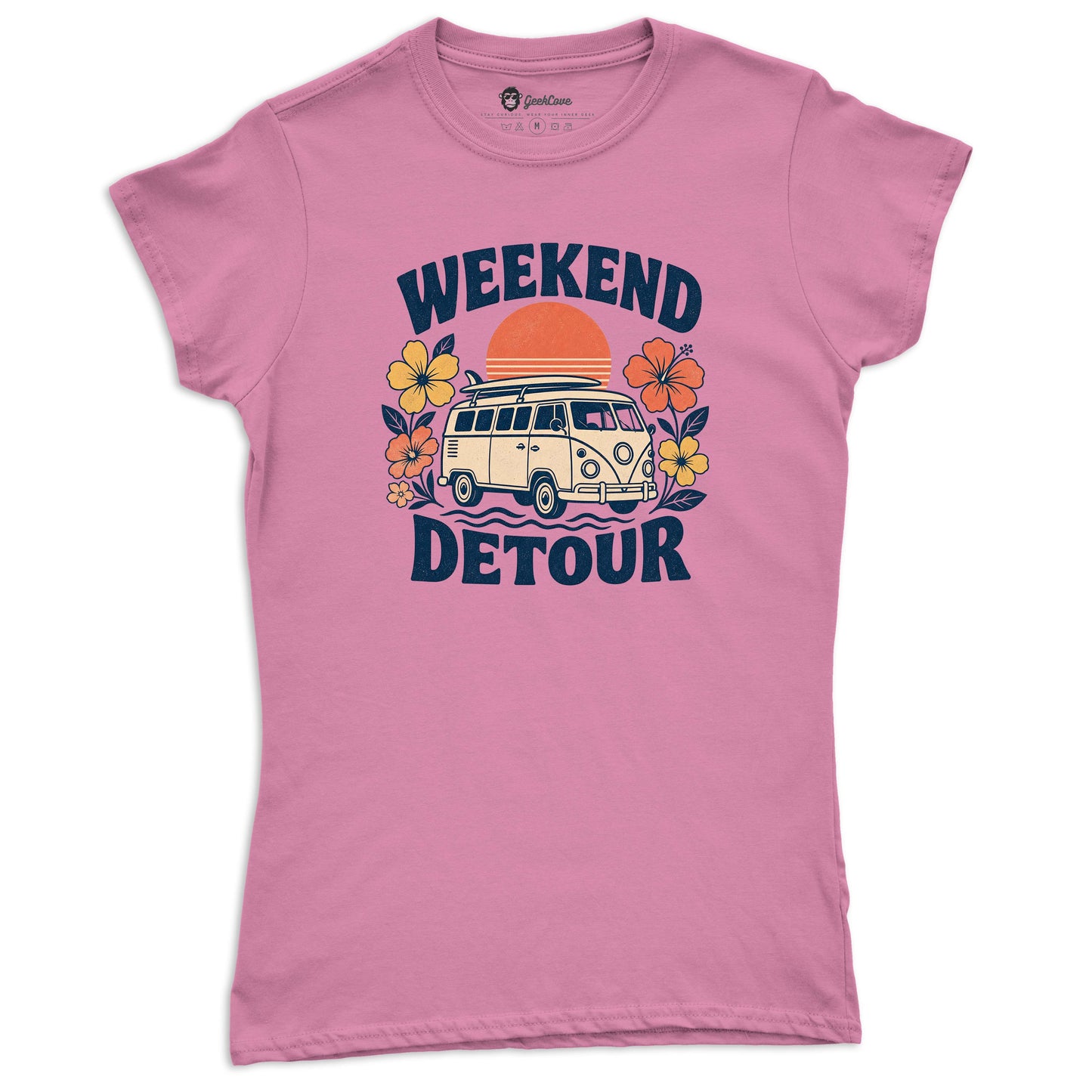 Weekend Detour Retro Women’s Crew Neck Tee