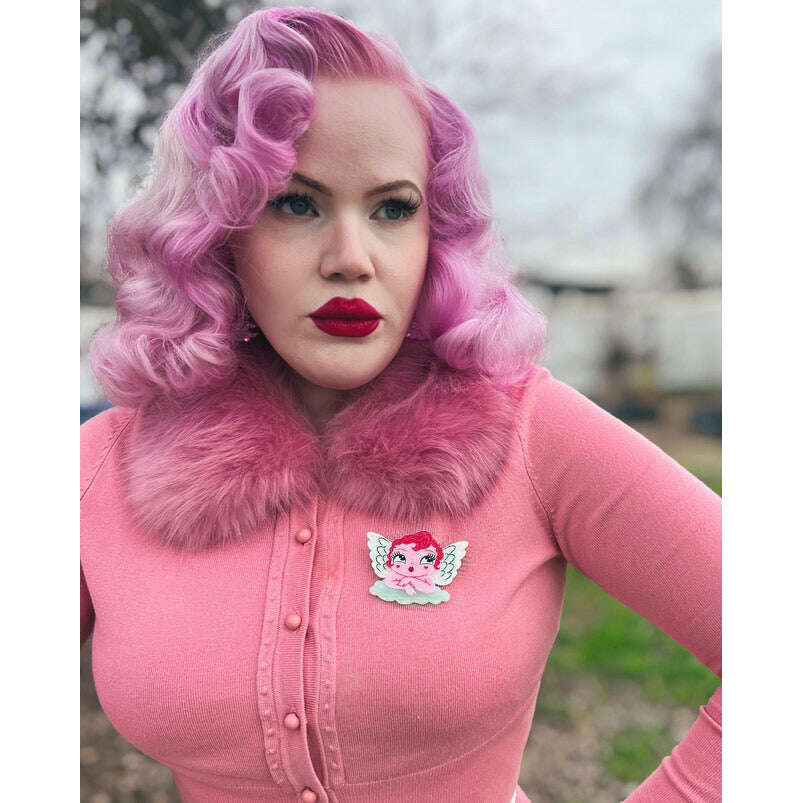 Mini Matchmaker Brooch by Miss Fluff x Lipstick & Chrome