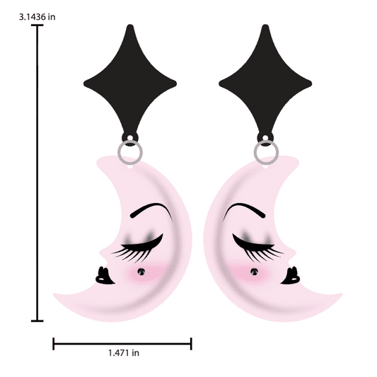 Lil Luna Lullaby Earrings by Miss Fluff x Lipstick & Chrome