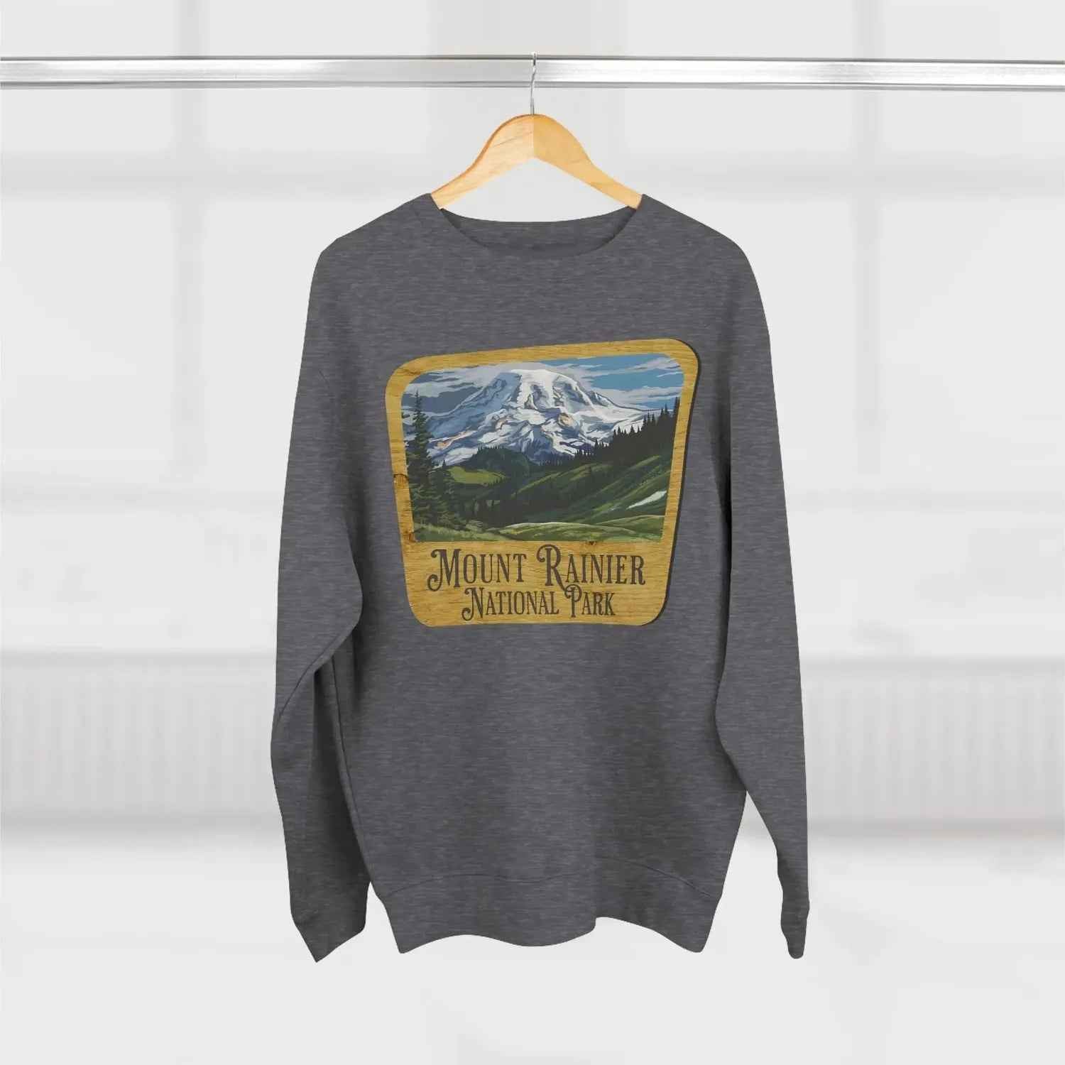 Mount Rainier National Park Crewneck Sweatshirt