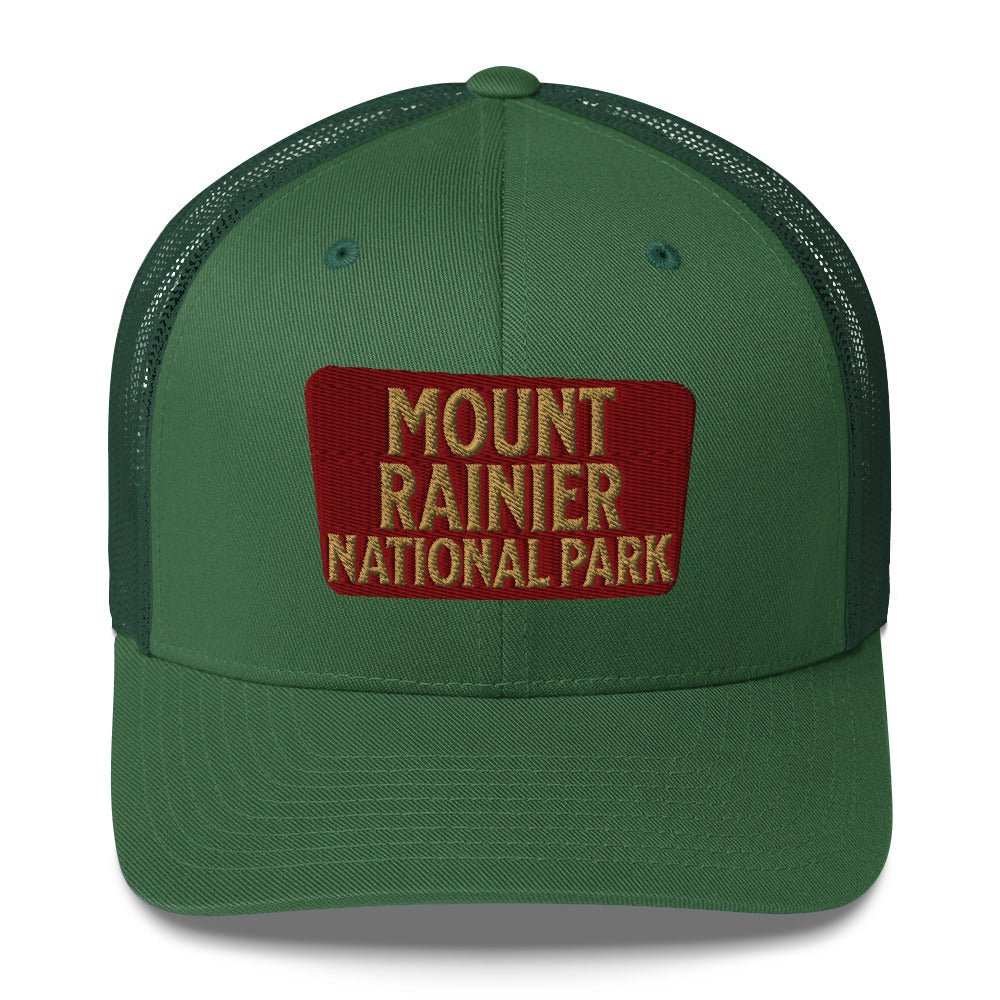 Mount Rainier National Park Embroidered Trucker Hat