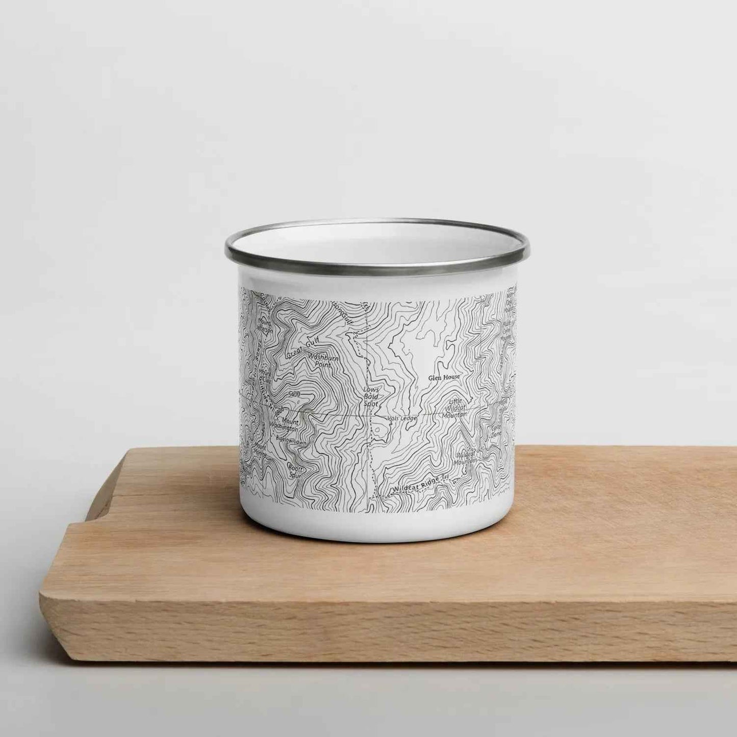 Mount Washington Topographic Durable Camp Mug Presidential Range