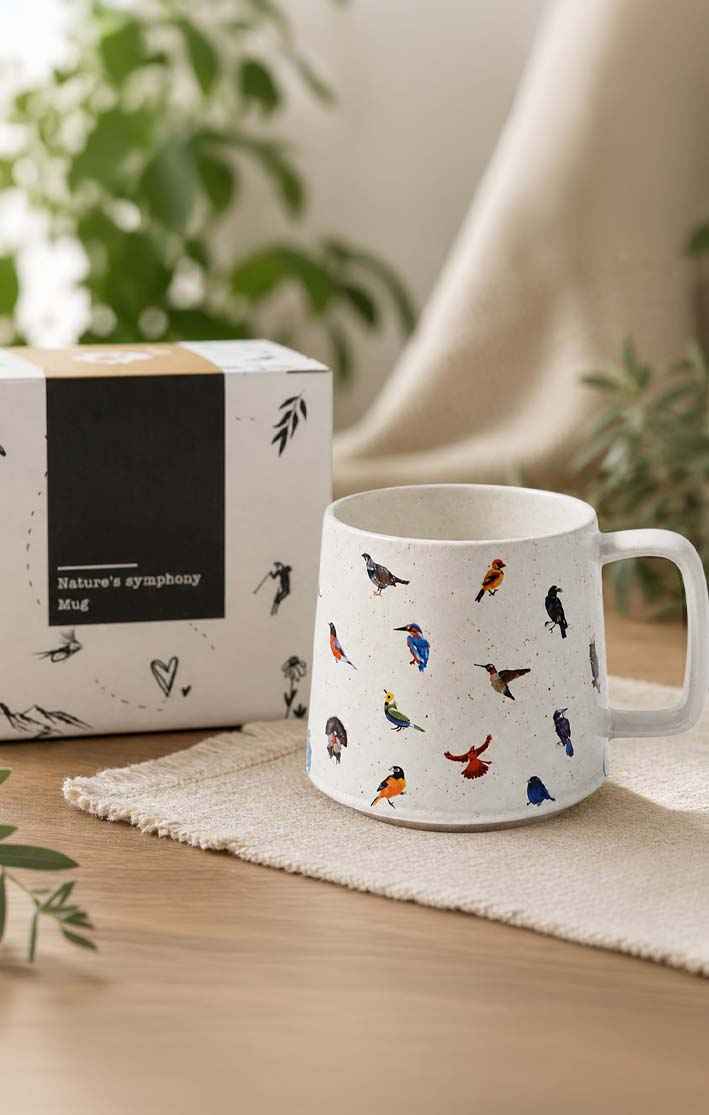 Nature's Symphony Birdwatcher's Mug