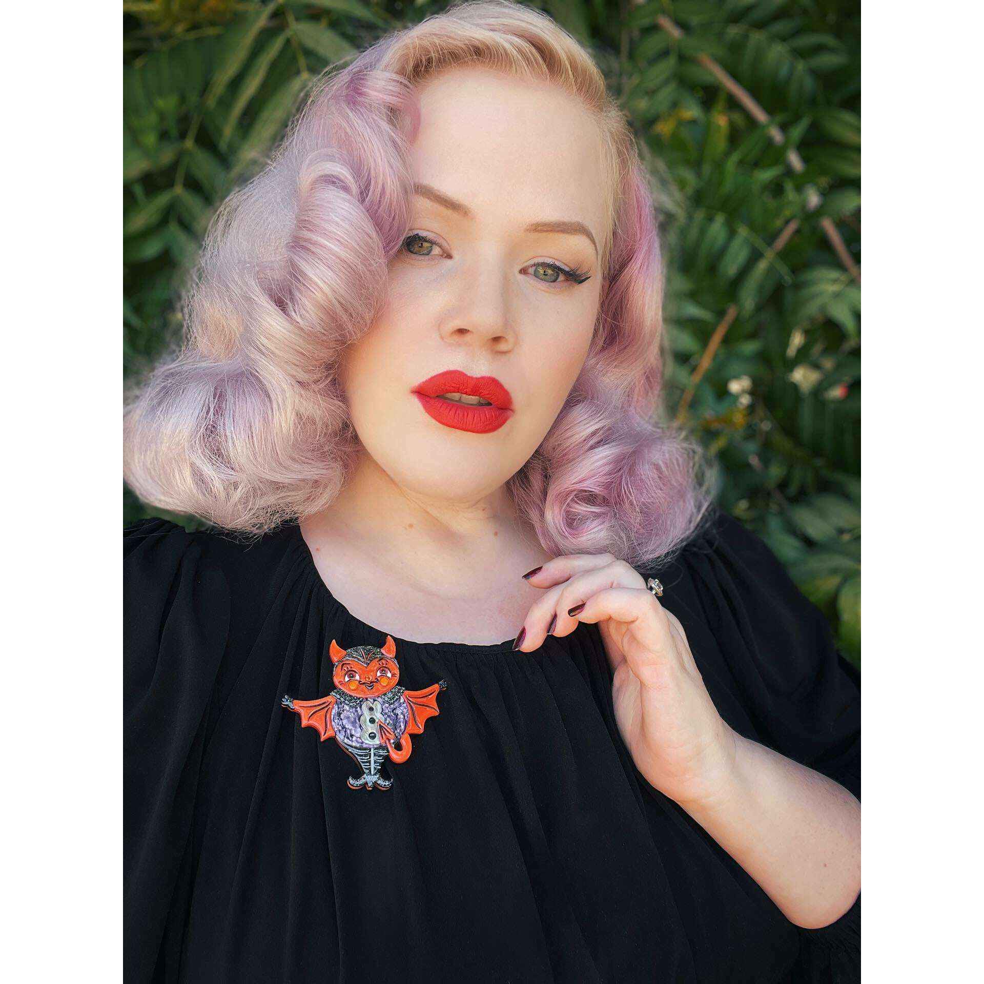 Naughty Nash Brooch by Johanna Parker x Lipstick & Chrome