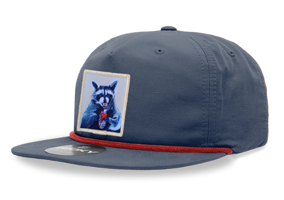 Navy/ Red Rope Cap