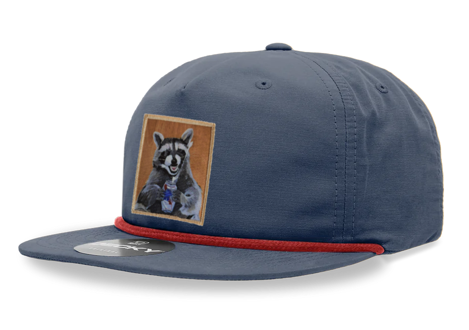 Navy/ Red Rope Cap