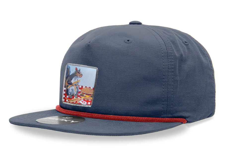 Navy/ Red Rope Cap
