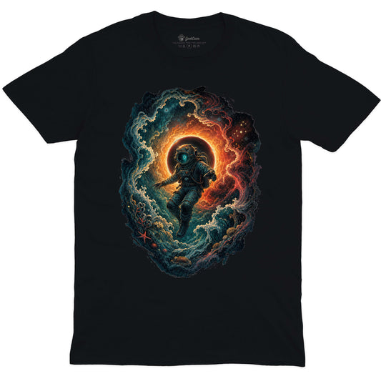 Nebula Tide Diver Crew Neck Tee