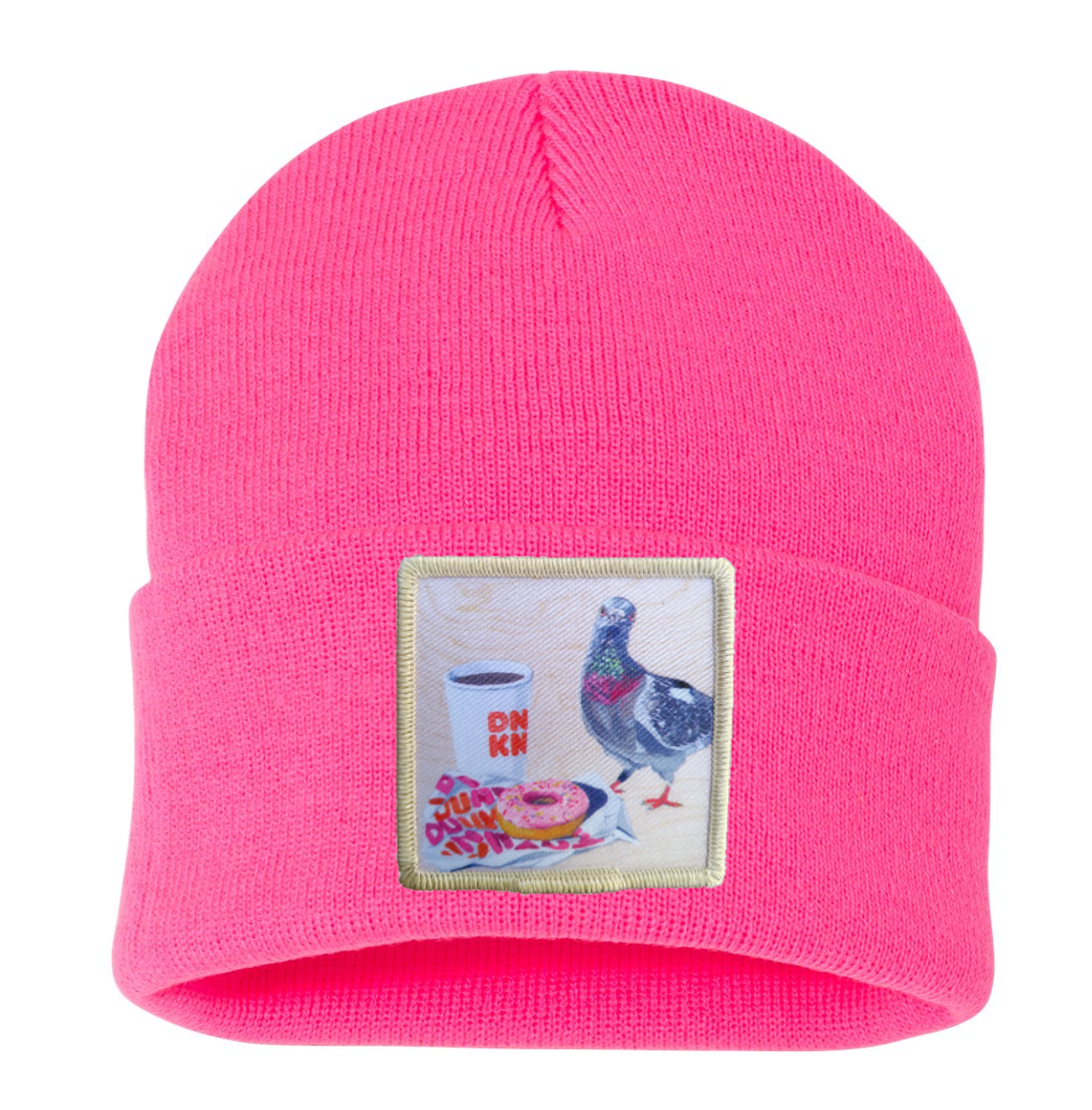 Pigeons Run on Donuts Beanie