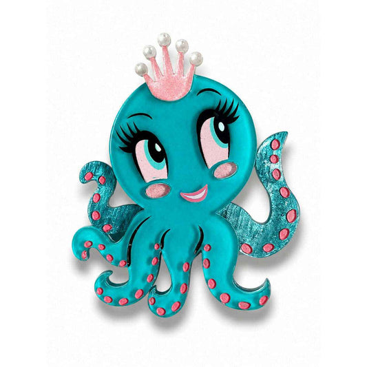 Olivia the Octo Cutie Brooch by Miss Fluff x Lipstick & Chrome