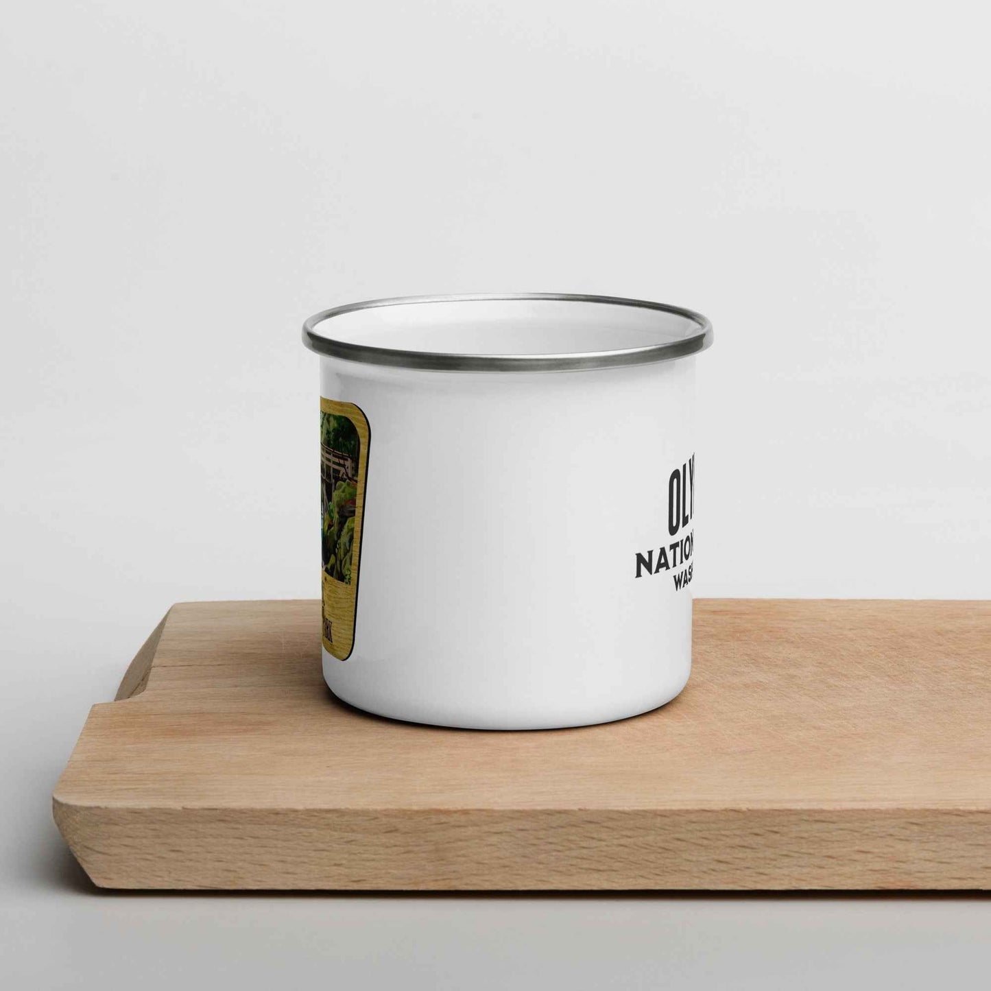 Olympic National Park Sign Camp Mug