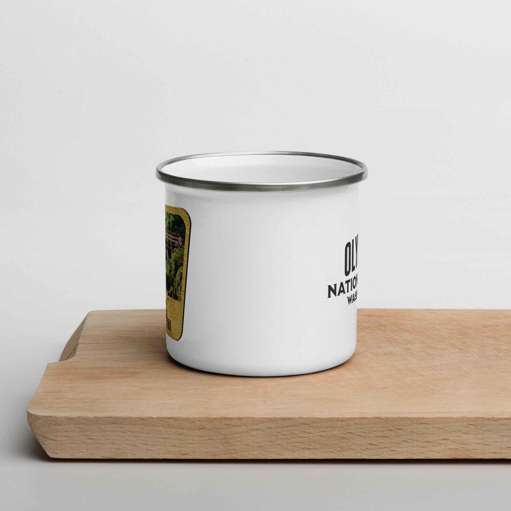 Olympic National Park Sign Camp Mug