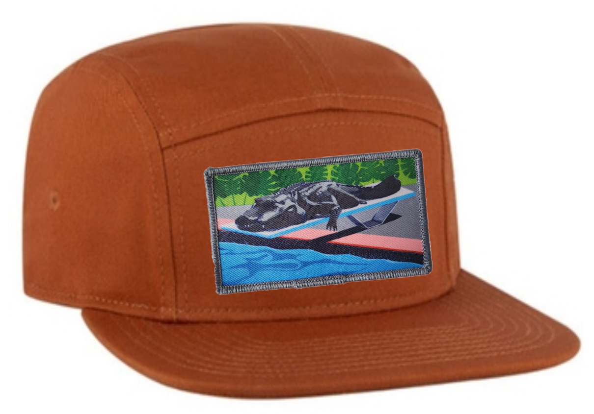 Orange Camper Hat