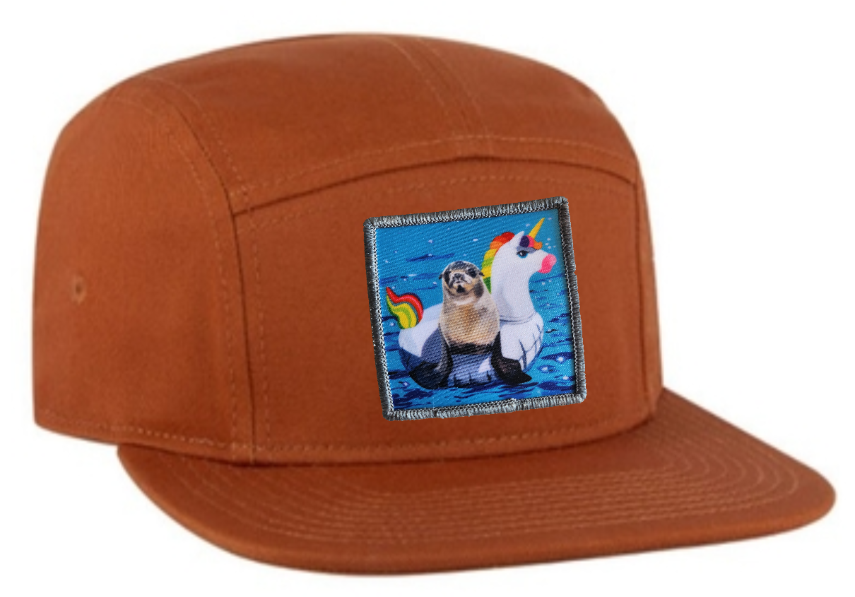 Orange Camper Hat