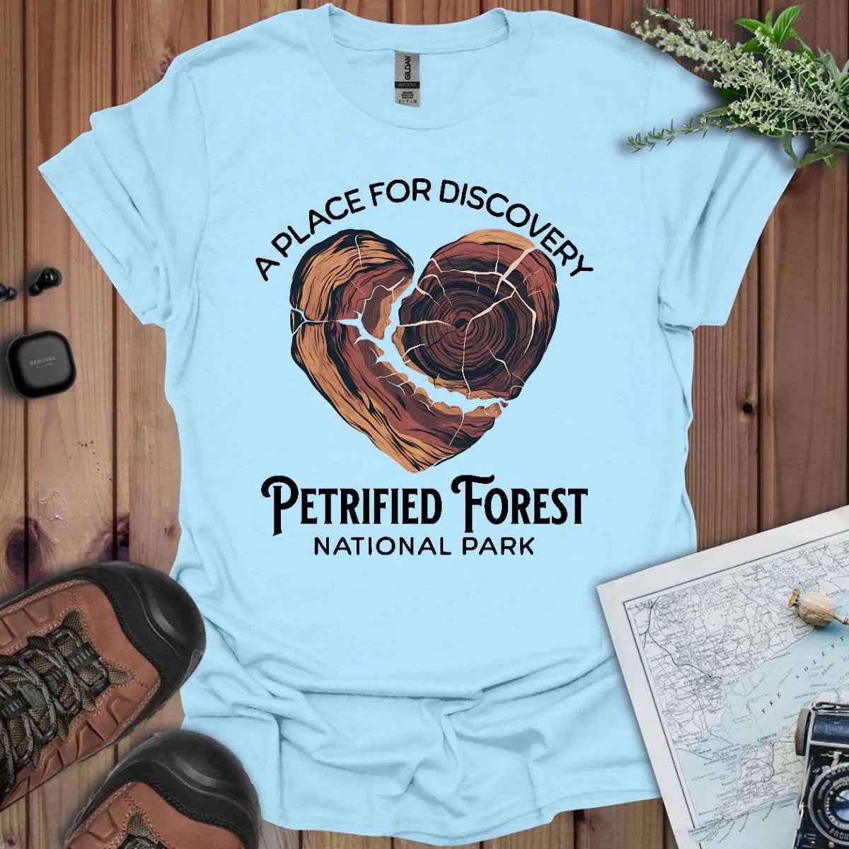 Petrified Forest National Park T-Shirt Heart Wood