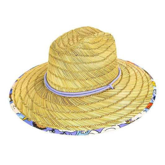 Peter Grimm Peanuts Characters - Rye Straw Lifeguard Hat