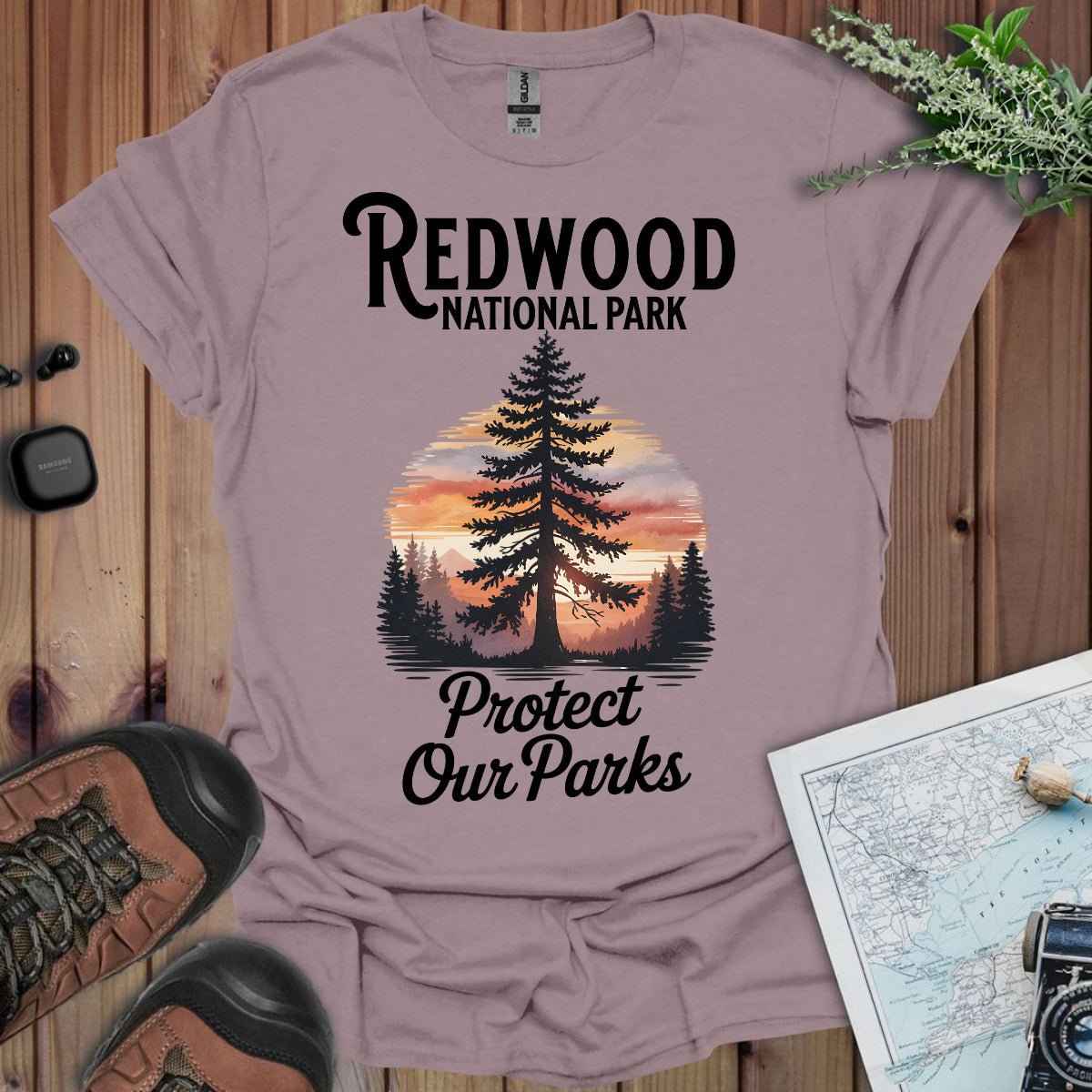 Protect Our Parks Redwood T-Shirt