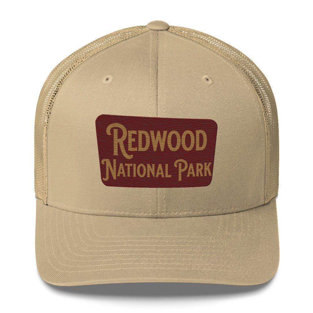 Redwood Embroidered National Park Trucker Hat