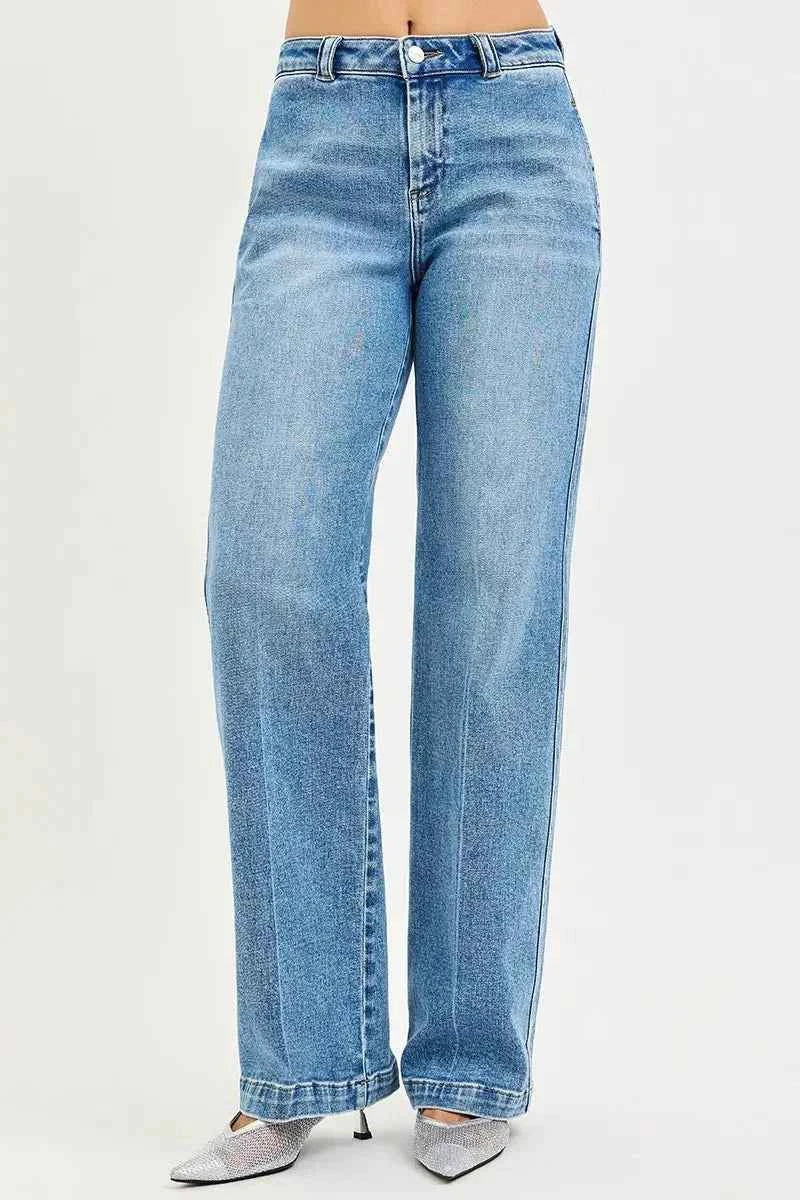RISEN Slouchy Straight Jeans