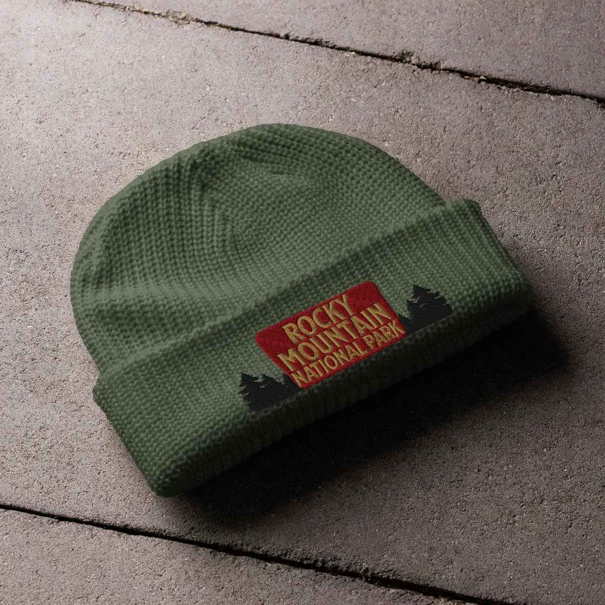 Rocky Mountain National Park Embroidered Beanie