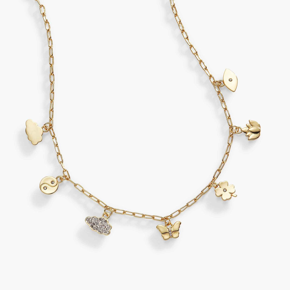 Silver Linings Charm Necklace
