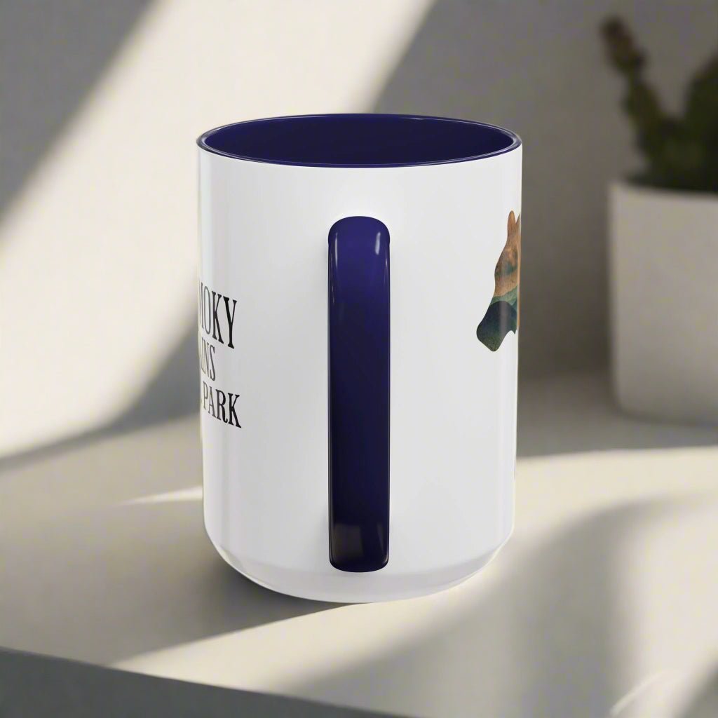 Smoky Mountains Bear Colored Mug