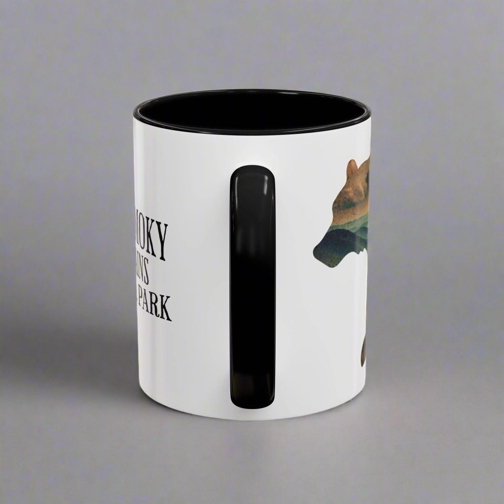 Smoky Mountains Bear Colored Mug