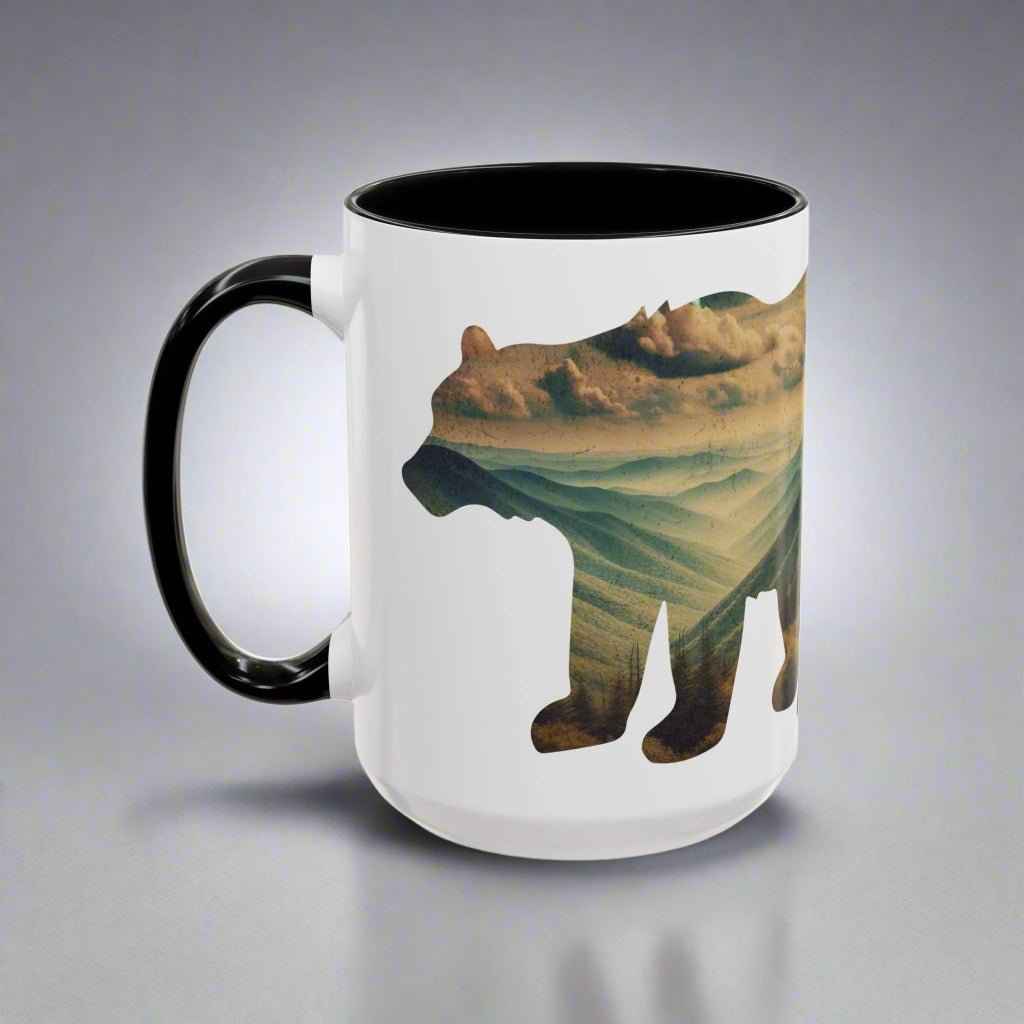 Smoky Mountains Bear Colored Mug