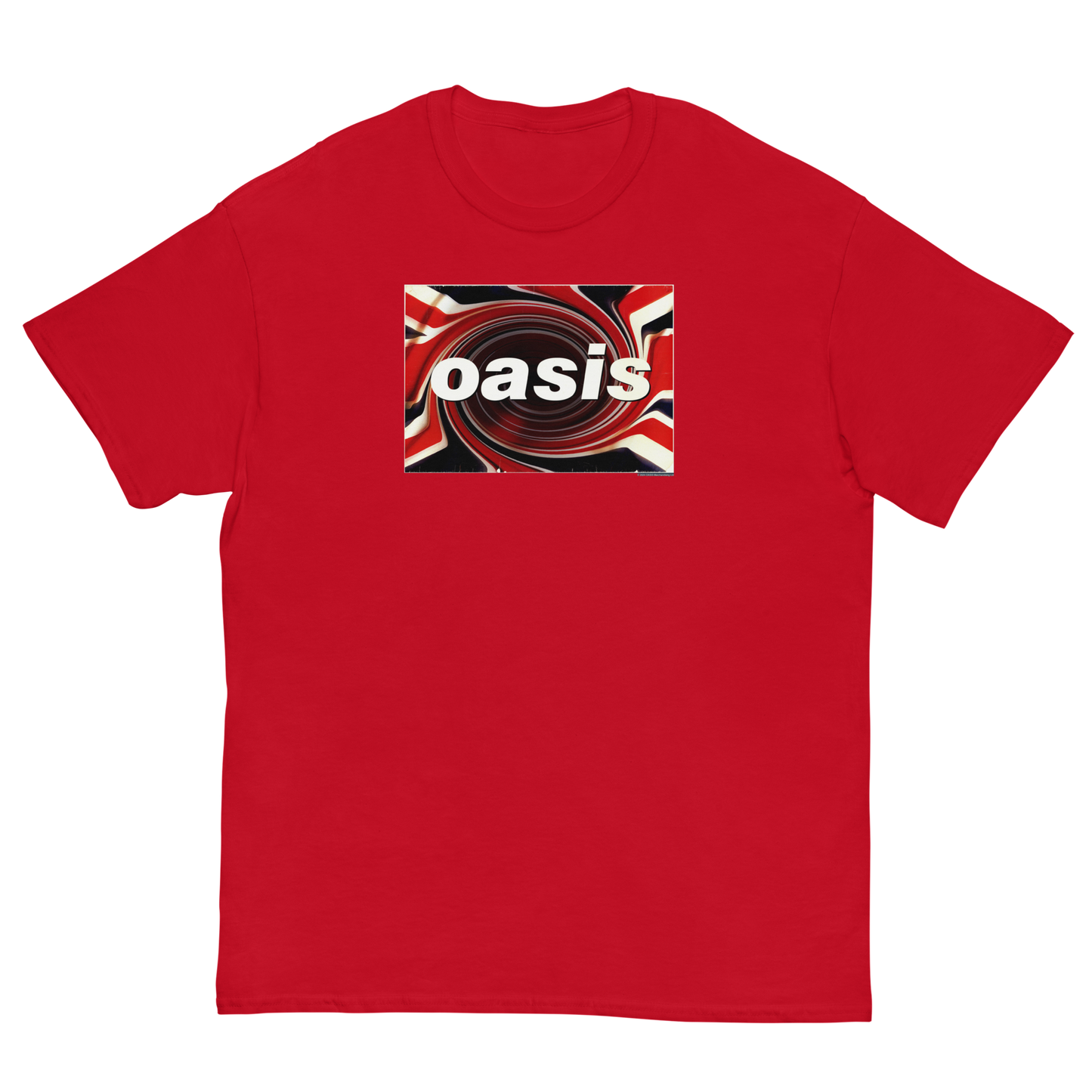 Stakes Oasis Union Jack Jumbo Print T-Shirt [Apparel]