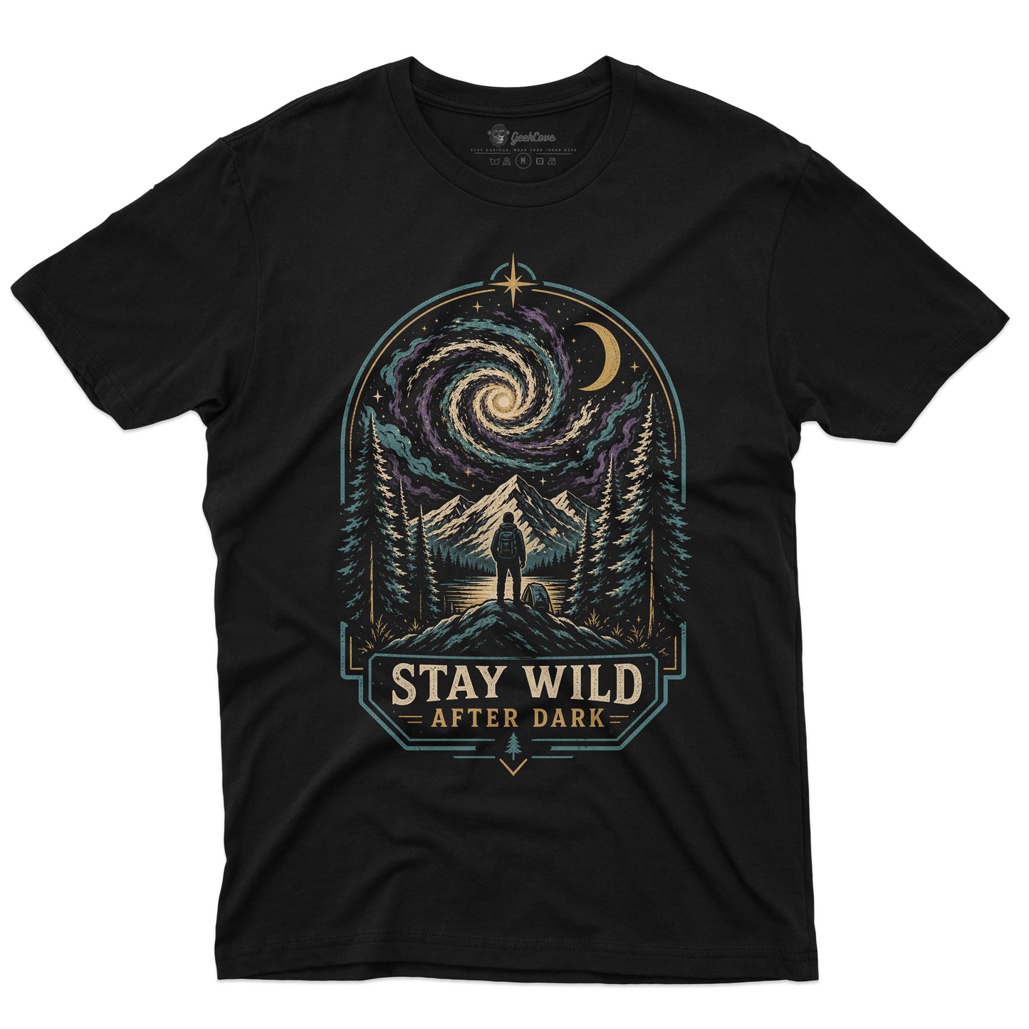 Stay Wild After Dark Outdoor Graphic Tee