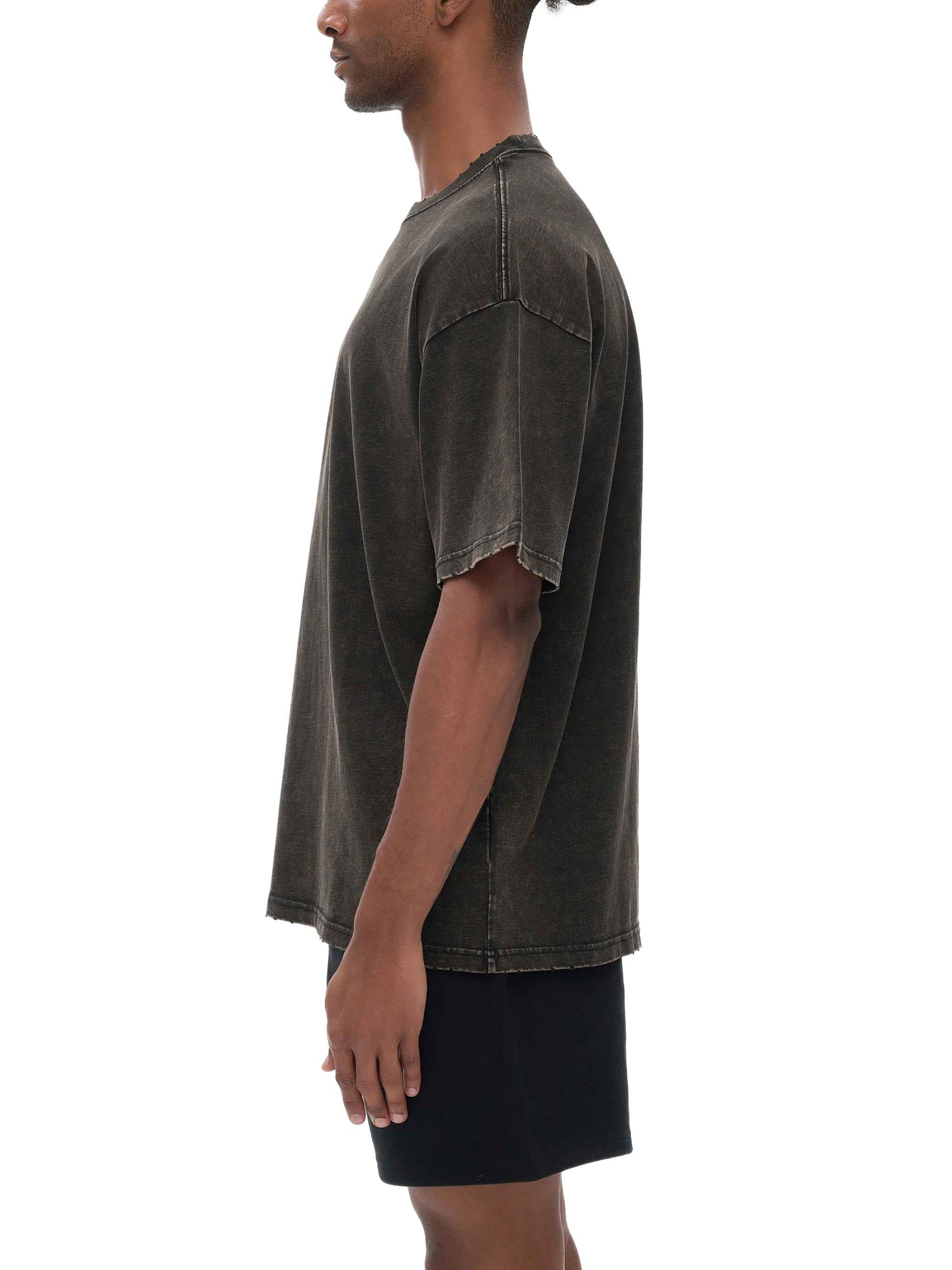 Summoning Shadows Edge Frayed Vintage Washed Tee