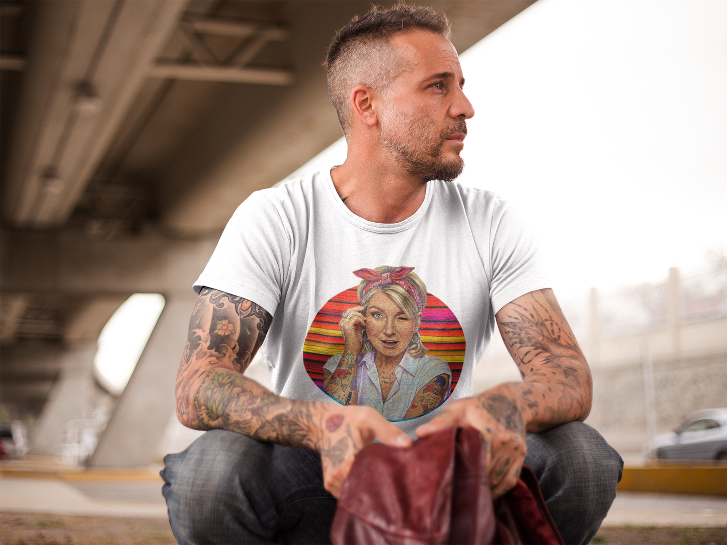 Metal Martha Stewart Graphic Tee