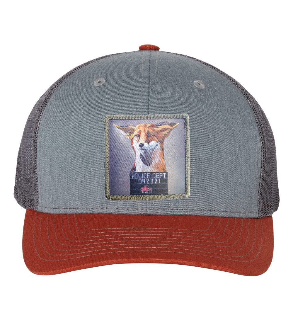 Grey/Terracotta Trucker
