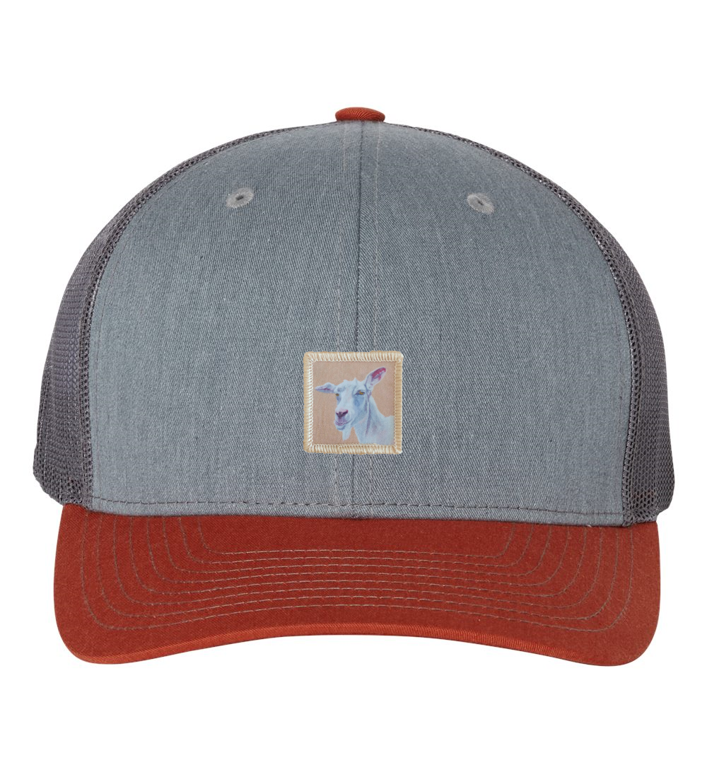Grey/Terracotta Trucker